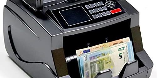 Contadora de palanquilla BisBro Technology VC-2200 |  Contador de valores para billetes mixtos |  segura |  exactamente |  Rápida |  Detectar billetes falsos |  1000 billones por minuto