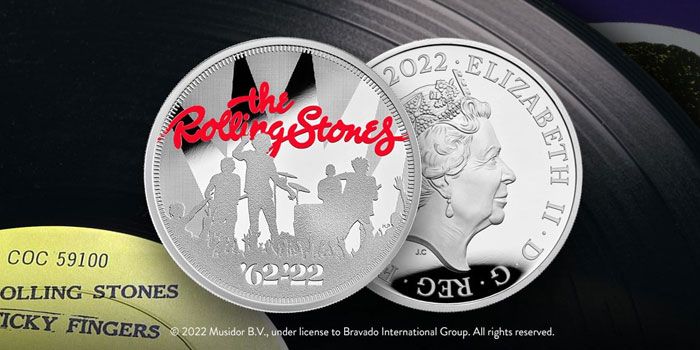 The Royal Mint celebra el 60 aniversario de los Rolling Stones