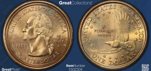 Errores famosos de la mula del dólar Sacagawea de GreatCollections
