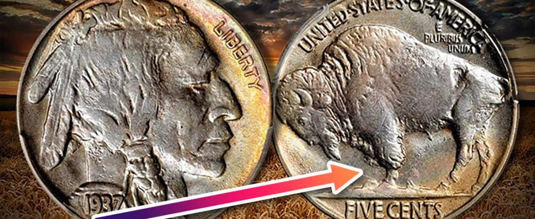 1937-D Buffalo Nickel «de tres patas»: historia y valor