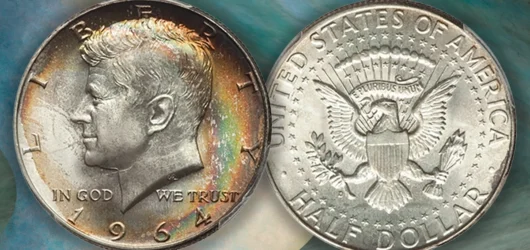 Medio dólar Kennedy de 1964-D: historia y valor