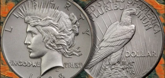 Dólar de la Paz de 1922, alto relieve, mate: historia y valor