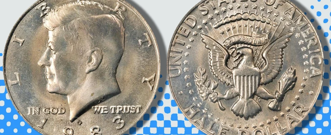 Medio dólar Kennedy de 1983-P: historia y valor