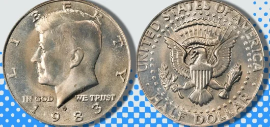 Medio dólar Kennedy de 1983-P: historia y valor