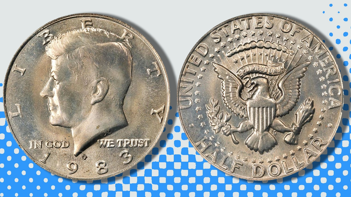 Medio dólar Kennedy de 1983-P: historia y valor