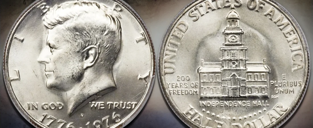 Medio dólar Kennedy 1976-D: historia y valor