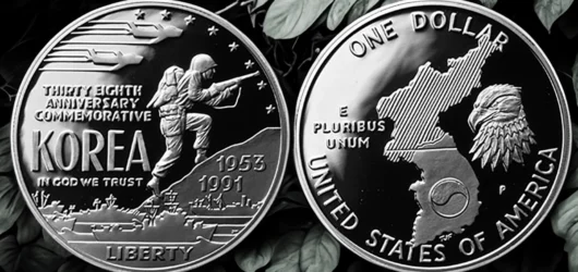 Prueba de moneda de plata conmemorativa de la Guerra de Corea de 1991-P: historia y valor