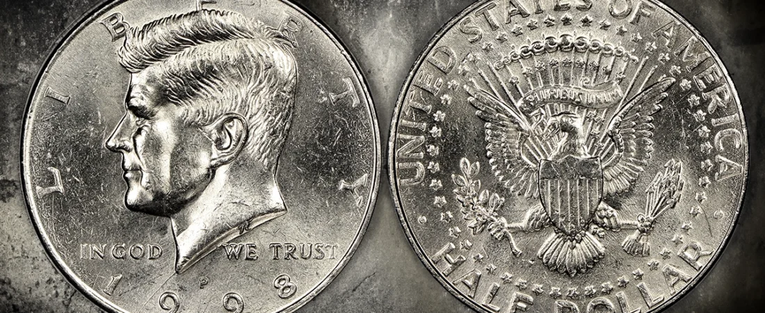 Medio dólar Kennedy de 1998-P: historia y valor