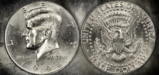 Medio dólar Kennedy de 1998-P: historia y valor