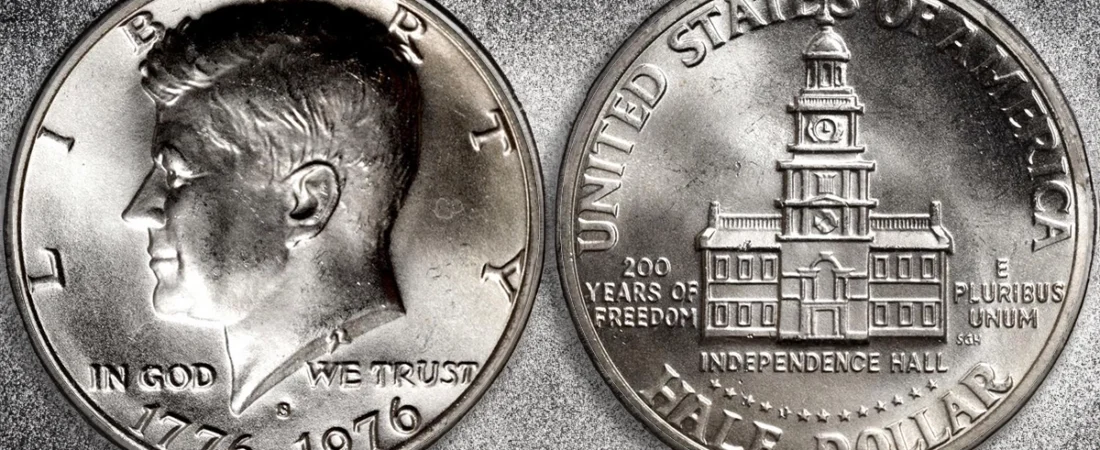 Medio dólar revestido de plata Kennedy de 1976-S: Guía del coleccionista